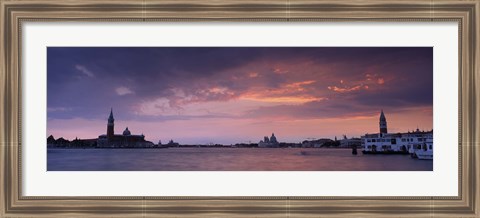Framed Clouds Over A River, Venice, Italy Print