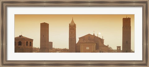 Framed Buildings in a city, Bologna, Italy Print