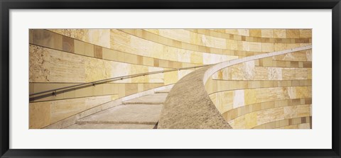 Framed Low Angle View Of A Staircase, Staatsgalerie, Stuttgart, Germany Print