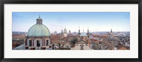 Framed Church in a city, Prague, Czech Republic Print