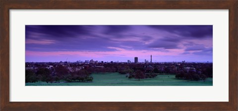 Framed Building In A City Near A Park, Primrose Hill, London, England, United Kingdom Print