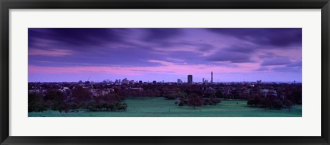 Framed Building In A City Near A Park, Primrose Hill, London, England, United Kingdom Print