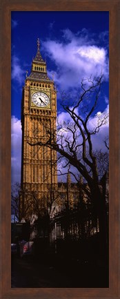 Framed Low Angle View Of Big Ben, London, England, United Kingdom Print