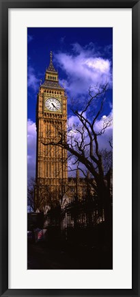 Framed Low Angle View Of Big Ben, London, England, United Kingdom Print