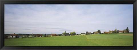 Framed Houses on a landscape, Germany Print