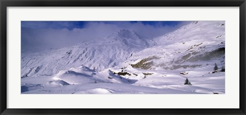 Framed Simplon pass, Switzerland Print