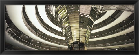 Framed Interiors of a government building, The Reichstag, Berlin, Germany Print