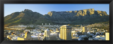 Framed High angle view of a city, Cape Town, South Africa Print