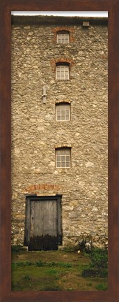 Framed Door of a mill, Kells Priory, County Kilkenny, Republic Of Ireland Print