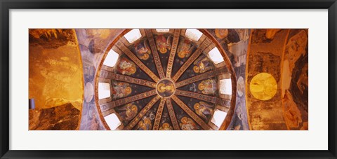 Framed Frescos in a church, Kariye Museum, Holy Savior in Chora Church, Istanbul, Turkey Print