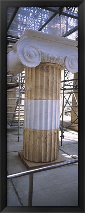 Framed Column in the Acropolis, Athens, Greece Print