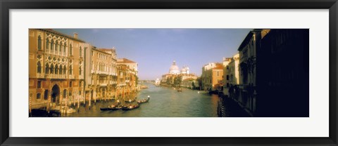 Framed Sun lit buildings along the Grand Canal, Venice, Italy Print