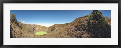 Framed High angle view of a pond on a volcanic island, Arenal Volcano, Costa Rica Print