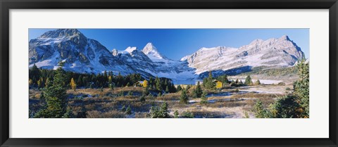 Framed Landscape of Mt Assiniboine Provincial Park Print