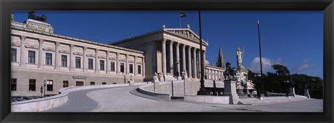 Framed Parliament Building in Vienna, Austria Print