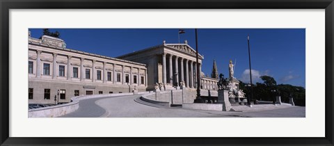 Framed Parliament Building in Vienna, Austria Print