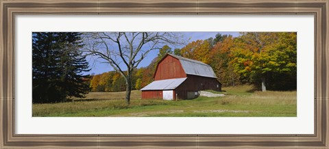 Framed Barn in Sleeping Bear Dunes National Lakeshore Print