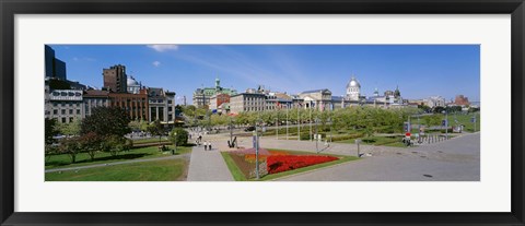 Framed Buildings in a city, Place Jacques Cartier, Montreal, Quebec, Canada Print