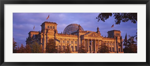 Framed Facade of a building, The Reichstag, Berlin, Germany Print