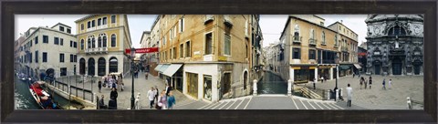 Framed Buildings in a city, Venice, Veneto, Italy Print