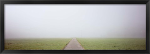 Framed Road passing through a landscape, Baden-Wurttemberg, Germany Print