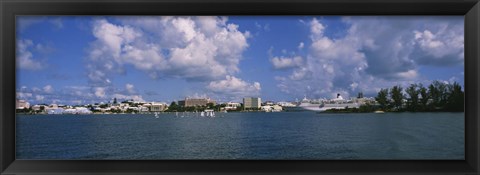 Framed Hamilton harbor, Bermuda Print