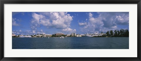 Framed Hamilton harbor, Bermuda Print