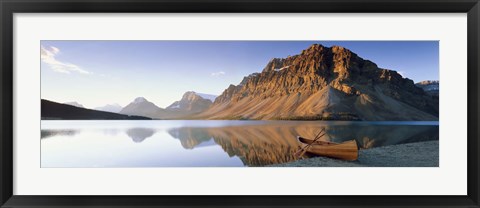 Framed Bow Lake, Banff National Park, Alberta, Canada Print