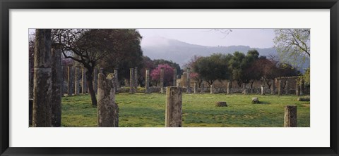 Framed Ancient Olympia, Olympic Site, Greece Print