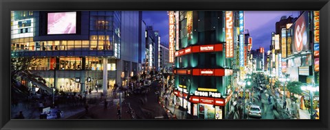 Framed Shinjuku Ward, Tokyo Prefecture, Kanto Region, Japan Print