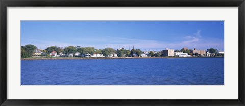 Framed Buildings at the waterfront, Charlottetown, Prince Edward Island, Canada Print