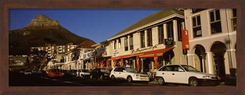 Framed Traffic on the road, Lion&#39;s Head, Camps Bay, Cape Town, Western Cape Province, Republic of South Africa Print