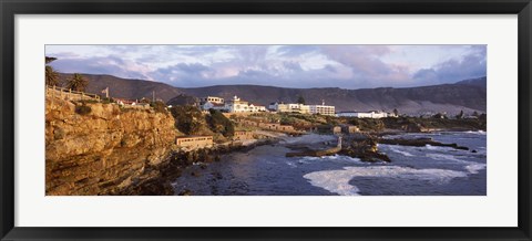 Framed Old whaling station on the coast, Hermanus, Western Cape Province, Republic of South Africa Print