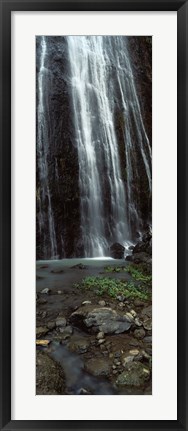 Framed Waterfall, Barranco del Infierno, Canary Islands, Spain Print