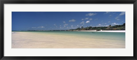 Framed Mountain at the coast, Watamu Marine National Park, Watamu, Coast Province, Kenya Print