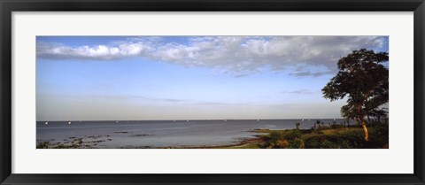 Framed Clouds over a lake, Lake Victoria, Kenya Print