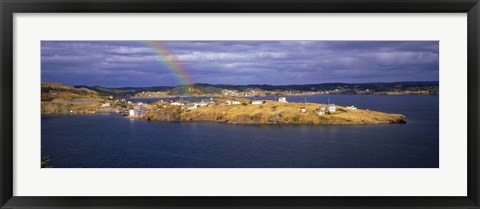 Framed Trinity Bay, Trinity, Newfoundland Island, Newfoundland and Labrador Province, Canada Print