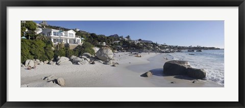 Framed Buildings at the waterfront, Clifton Beach, Cape Town, Western Cape Province, South Africa Print