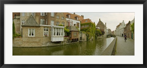 Framed Bruges, West Flanders, Belgium Print