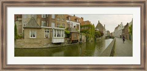 Framed Bruges, West Flanders, Belgium Print