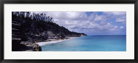 Framed Clouds over the sea, Bermuda Print