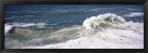 Framed High angle view of waves in the sea, Australia Print