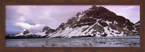 Framed Clouds over mountains, Banff, Alberta, Canada Print