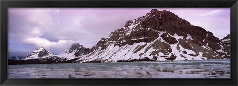 Framed Clouds over mountains, Banff, Alberta, Canada Print