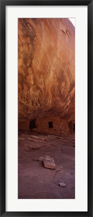 Framed Anasazi Ruins, Mule Canyon, Utah, USA Print