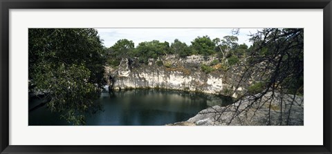 Framed Lake Otjikoto, Namibia Print