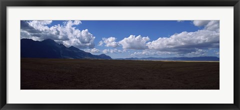 Framed Cattle pasture, Highway N7 from cape town to Namibia towards Citrusdal, Western Cape Province, South Africa Print