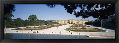 Framed Facade of a palace, Schonbrunn Palace, Vienna, Austria Print