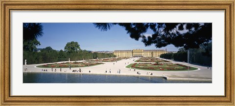 Framed Facade of a palace, Schonbrunn Palace, Vienna, Austria Print