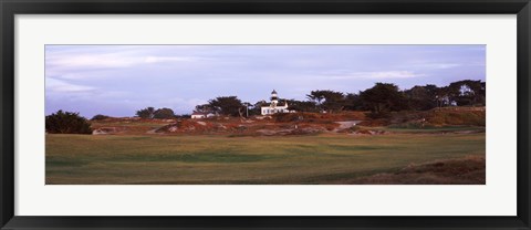 Framed Lighthouse in a field, Point Pinos Lighthouse, Pacific Grove, Monterey County, California, USA Print